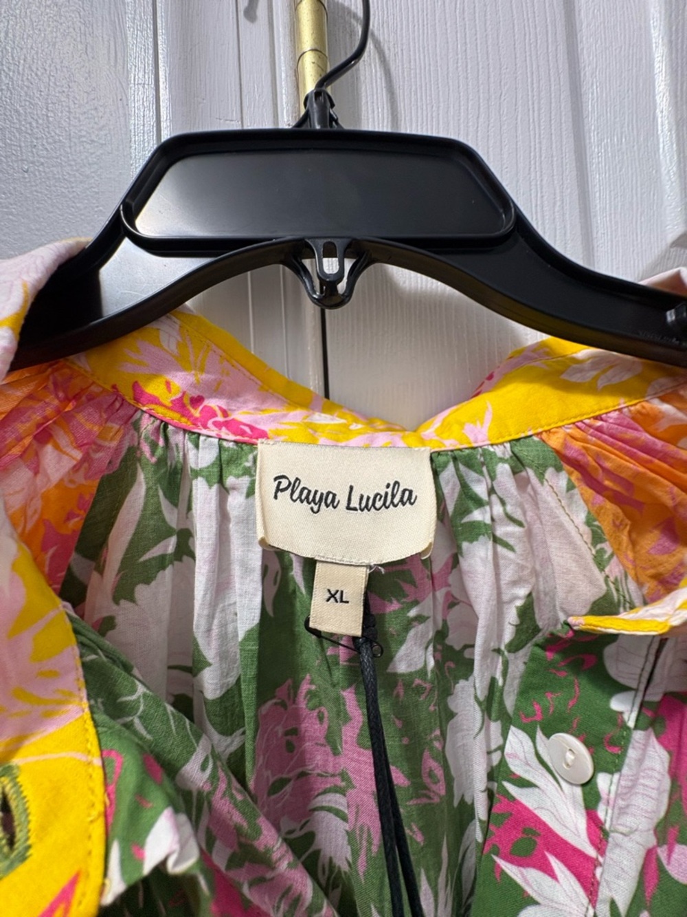 PLAYA LUCILA Floral Printed Maxi Dress Size XL NWT - Picture 4 of 5